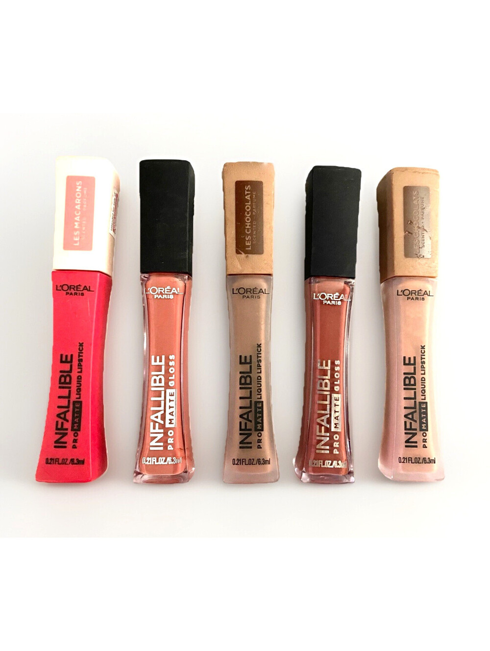 5-Pack NEW L'Oreal Paris Infallible Pro-Matte Lip Gloss - No Repeats! (Sealed) I